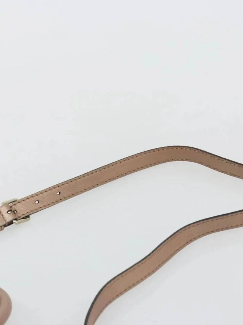 GUCCI GG Canvas Guccissima Sukey Bag Leather 2way Pink Gold 247902 Auth 176609